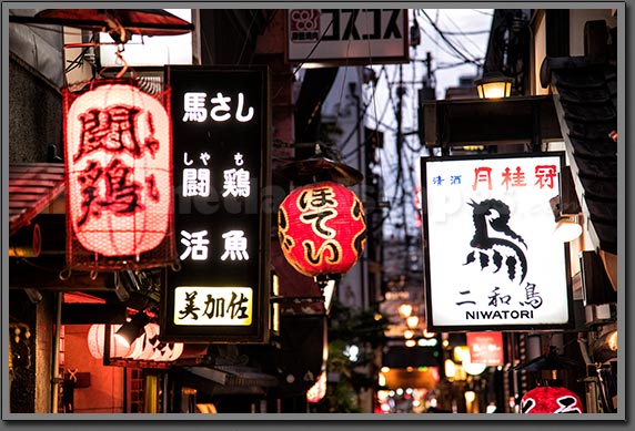 Osaka nightscape photo