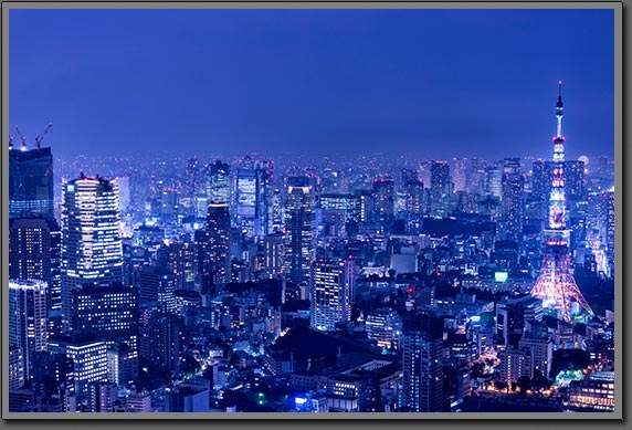 Tokyo tower view Japan