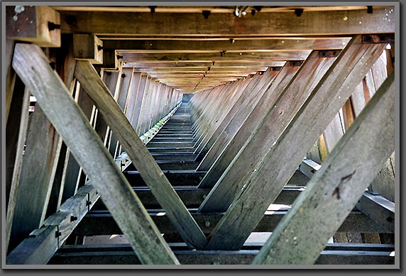 Under the pier 