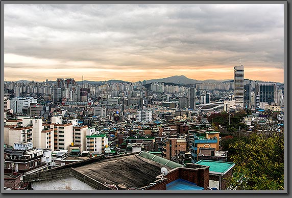 Seoul sunset image 